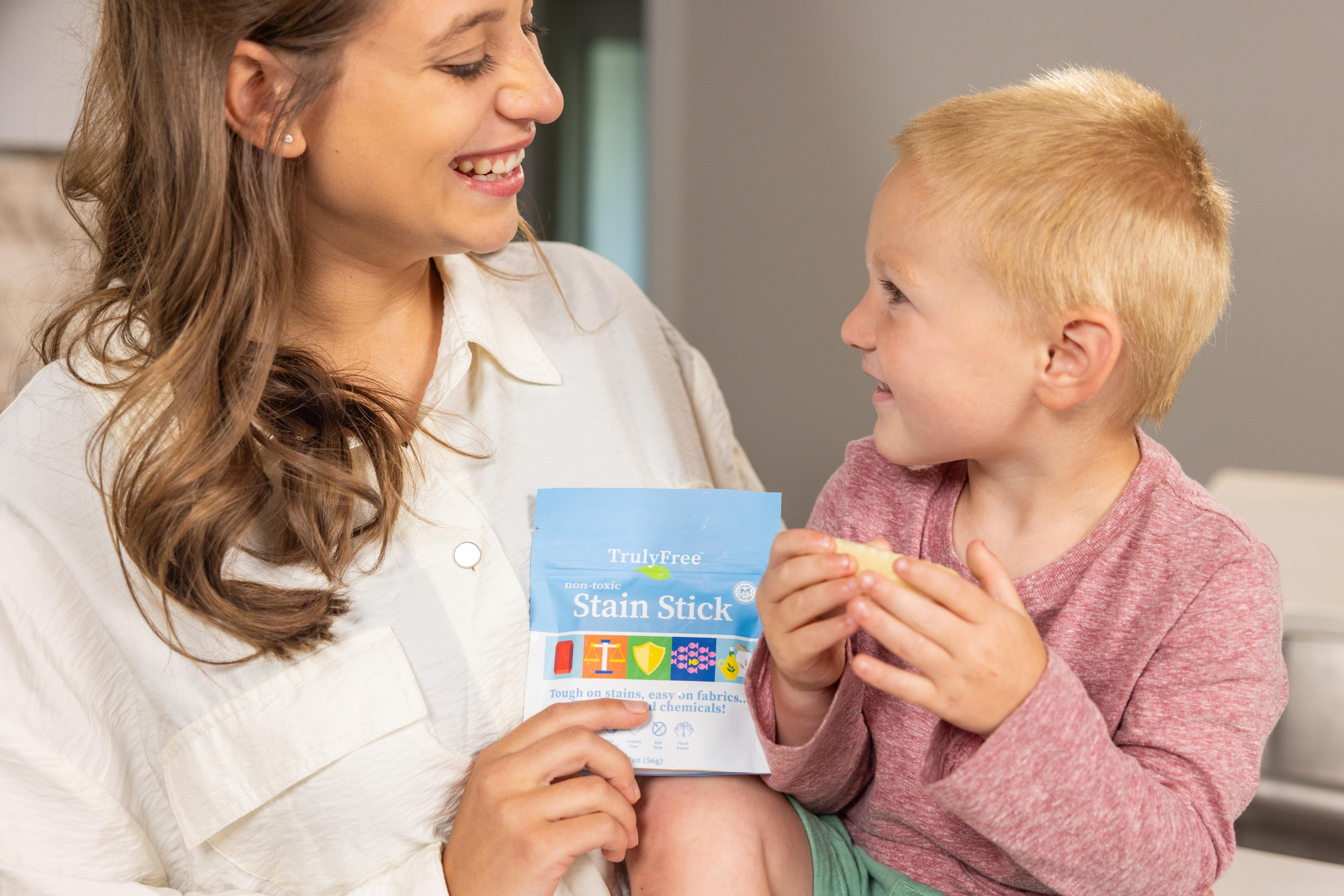 Family using Truly Free Home products